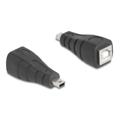 Delock USB 2.0 Adapter Mini USB 5 pin male to USB Type-B female