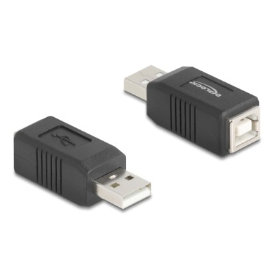 Delock USB 2.0 Adapter USB Type-A male to USB Type-B female