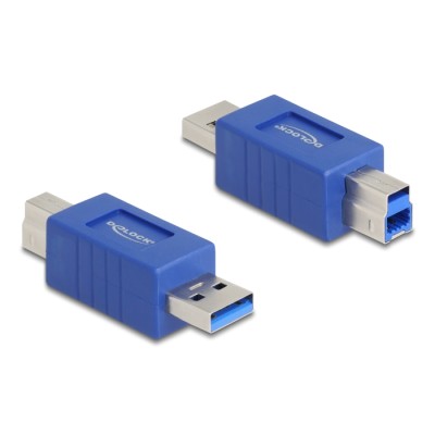 Delock USB 5 Gbps Adapter USB Type-A male to USB Type-B male (crossed)