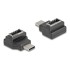 Delock Adapter USB 10 Gbps USB Type-C™ male to Type-E Key A female angled