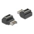 Delock Adapter USB 10 Gbps Type-E Key A male to female angled
