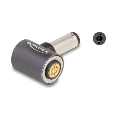 Delock Adapter for Laptop Charging Cable 5.5 x 2.1 mm male to magnetic 8 pin connector