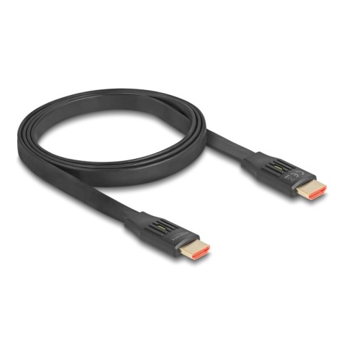 Delock High Speed HDMI Flat Ribbon Cable 48 Gbps 8K 60 Hz 1 m