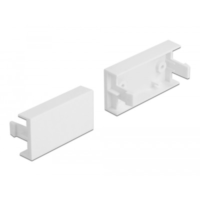 Delock Easy 45 Module Cover Plate 45 x 22.5 mm 10 pieces white 2