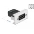 Delock Easy 45 HDMI Module straight 22.5 x 45 mm