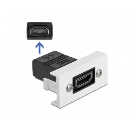 Delock Easy 45 HDMI Module straight 22.5 x 45 mm