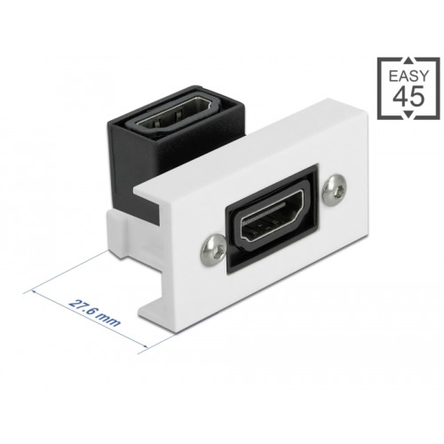 Delock Easy 45 HDMI Module angled 90° 22.5 x 45 mm