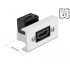 Delock Easy 45 HDMI Module angled 90° 22.5 x 45 mm