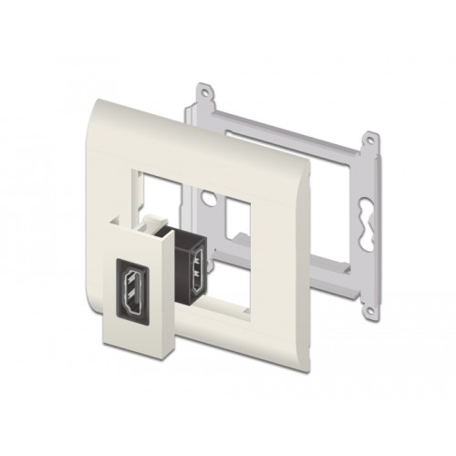 Delock Easy 45 HDMI Module angled 90° 22.5 x 45 mm