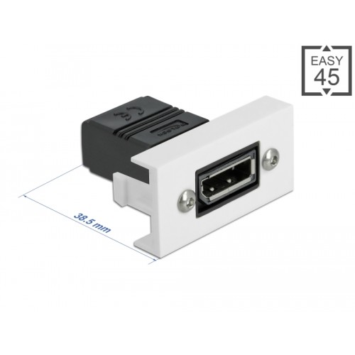 Delock Easy 45 DisplayPort Module straight 22.5 x 45 mm