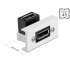 Delock Easy 45 DisplayPort Module angled 90° 22.5 x 45 mm