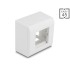 Delock Easy 45 Surface-mounted Housing 82 x 82 mm, white
