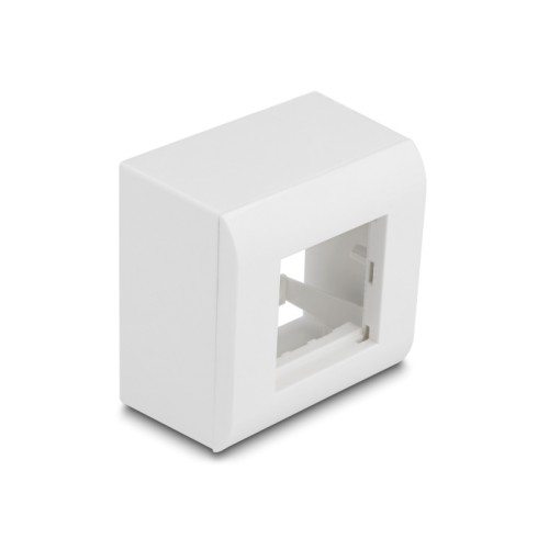 Delock Easy 45 Surface-mounted Housing 82 x 82 mm, white