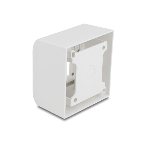 Delock Easy 45 Surface-mounted Housing 82 x 82 mm, white