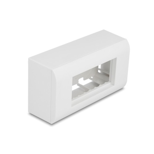 Delock Easy 45 Surface-mounted Housing 152 x 82 mm, white
