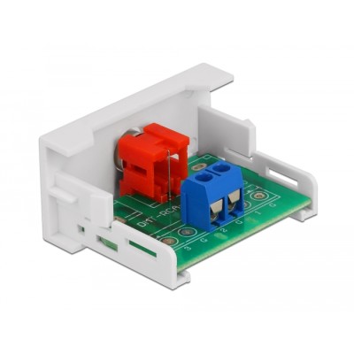 Delock Easy 45 Module RCA female port 22.5 x 45 mm 2