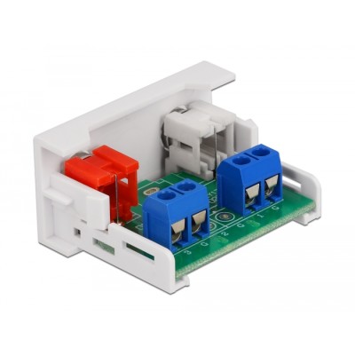 Delock Easy 45 Module 2 x RCA female port 22.5 x 45 mm 2
