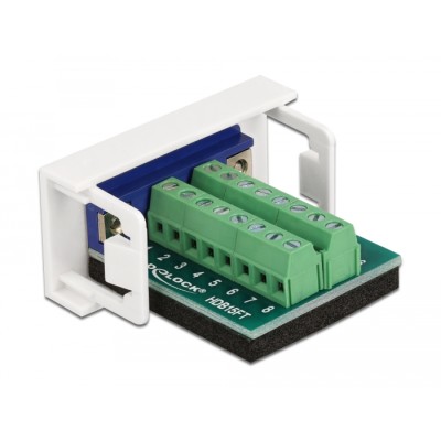 Delock Easy 45 Module VGA female to Terminal Block 22.5 x 45 mm 2