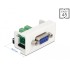 Delock Easy 45 Module D-Sub 9 pin female to 10 pin Terminal Block 22.5 x 45 mm
