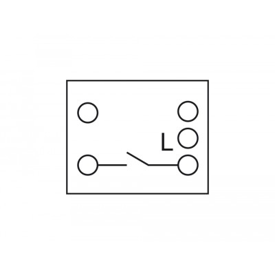 Delock Easy 45 1-gang Switch 1-pole 1-way 45 x 45 mm, white 2