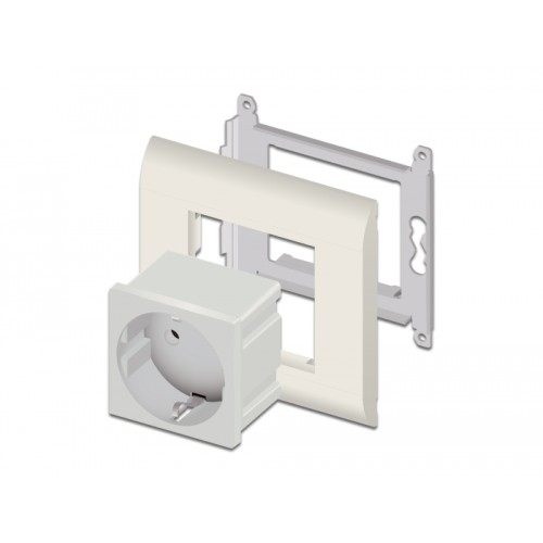 Delock Easy 45 Grounded Power Socket 45 x 45 mm