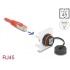 Delock Easy 45 Module Network RJ45 Cat.6A, 45 x 45 mm