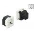 Delock Easy 45 Grounded Power Socket with a 45° arrangement 45 x 45 mm