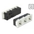Delock Easy 45 Grounded Power Socket 3-way with a 45° arrangement 45 x 45 mm