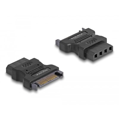 Delock Adapter SATA 15 Pin male to 4 Pin female