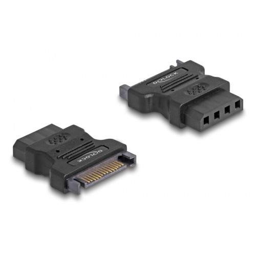Delock Adapter SATA 15 Pin male to 4 Pin female
