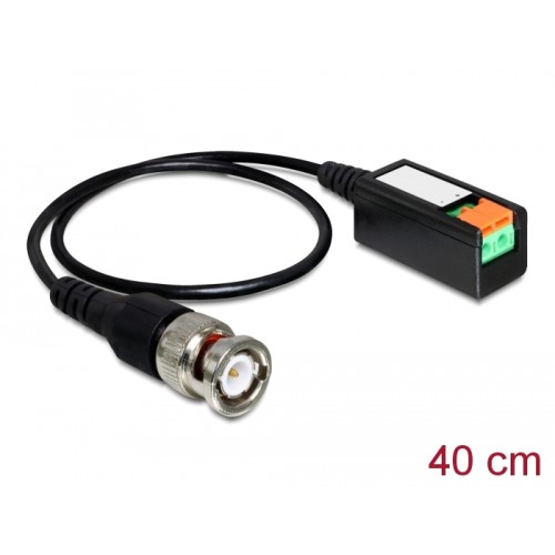 Delock Cable BNC male  Terminal Block 2 pin