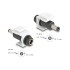 Delock Keystone Module DC 5.5 x 2.5 mm female to DC 5.5 x 2.1 mm male white
