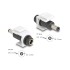 Delock Keystone Module DC 5.5 x 2.5 mm female to DC 5.5 x 2.5 mm male white