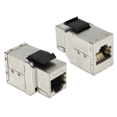 Delock Keystone Module RJ45 jack  RJ45 jack Cat.6A