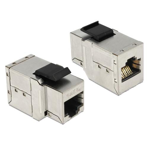 Delock Keystone Module RJ45 jack > RJ45 jack Cat.6A