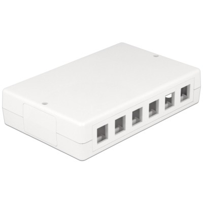 Delock Keystone Surface Mounted Box 12 Port