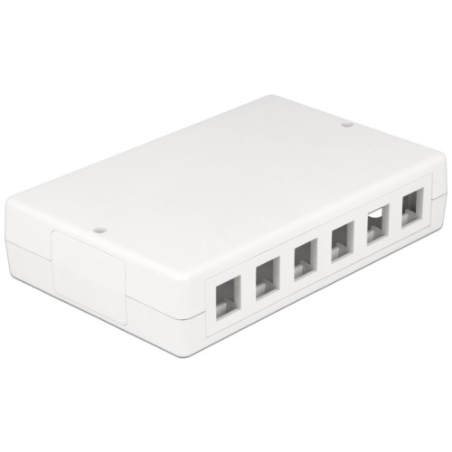 Delock Keystone Surface Mounted Box 12 Port