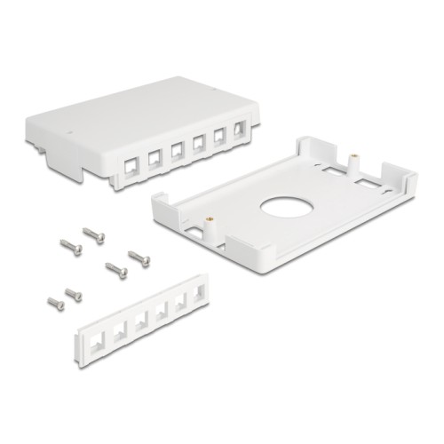 Delock Keystone Surface Mounted Box 12 Port
