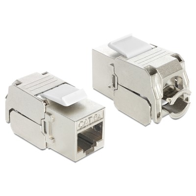 Delock Keystone Module RJ45 jack  LSA Cat.6A STP