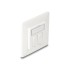 Delock Keystone Wall Outlet 2 Port compact