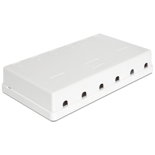 Delock Keystone Surface Mounted Box 6 Port