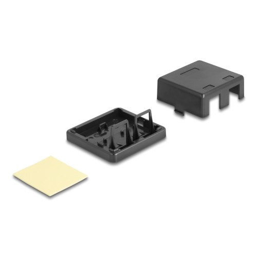 Delock Keystone Surface Mounted Box 2 Port black