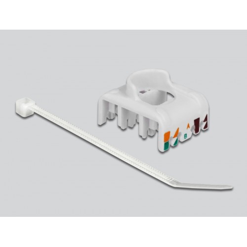 Delock Keystone Module RJ45 jack  LSA Cat.6A UTP black