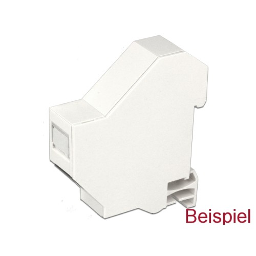 Delock Cover for Keystone DIN-rail mounting
