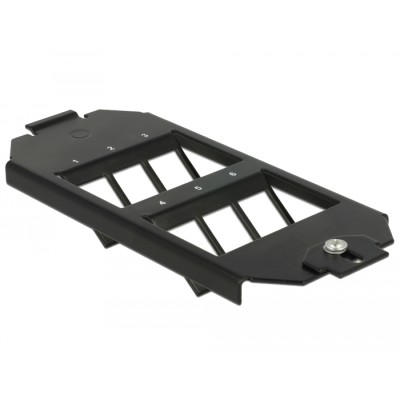 Delock Keystone Mounting 6 Port for floor tank