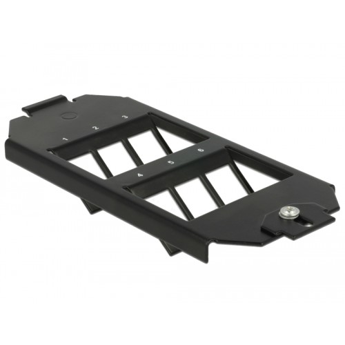 Delock Keystone Mounting 6 Port for floor tank