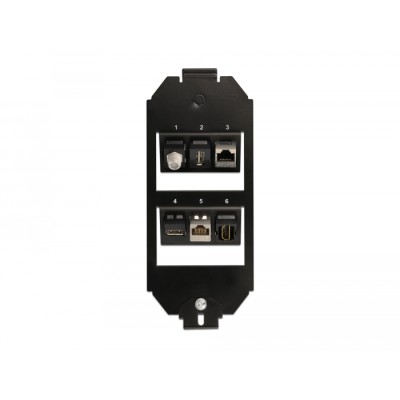 Delock Keystone Mounting 6 Port for floor tank 2