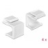 Delock Keystone cover white 4 pieces