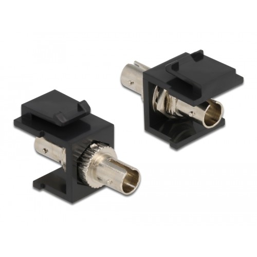 Delock Keystone Module ST Simplex female - ST Simplex female black