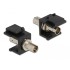 Delock Keystone Module ST Simplex female - ST Simplex female black